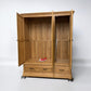 OAK FURNITURELAND NATURAL SOLID OAK TRIPLE WARDROBE CANTERBURY RANGE RRP £1499