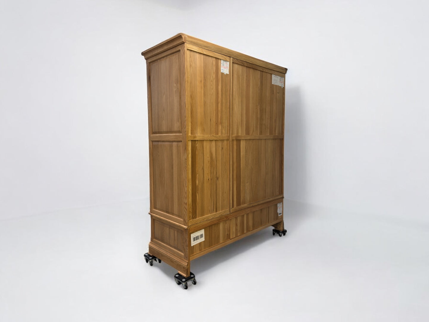 OAK FURNITURELAND NATURAL SOLID OAK TRIPLE WARDROBE CANTERBURY RANGE RRP £1499