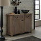 COPGROVE COLLECTION 1 DRAWER 2 DOOR SOLID WOOD FRENCH STYLE SIDEBOARD