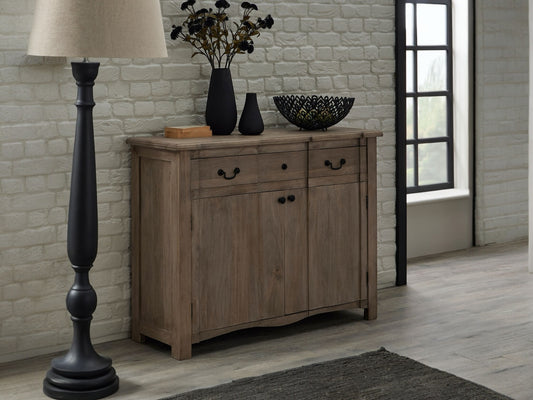 COPGROVE COLLECTION 1 DRAWER 2 DOOR SOLID WOOD FRENCH STYLE SIDEBOARD