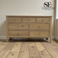 Light Natural Solid Oak 7 Drawer Chest, Newton Range From Oak Furnitureland RRP £679