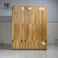 Natural Solid Oak Triple Wardrobe Romsey Range From Oak Furnitureland RRP £1599