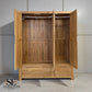 Natural Solid Oak Triple Wardrobe Romsey Range From Oak Furnitureland RRP £1599