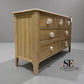 Light Natural Solid Oak 7 Drawer Chest, Newton Range From Oak Furnitureland RRP £679