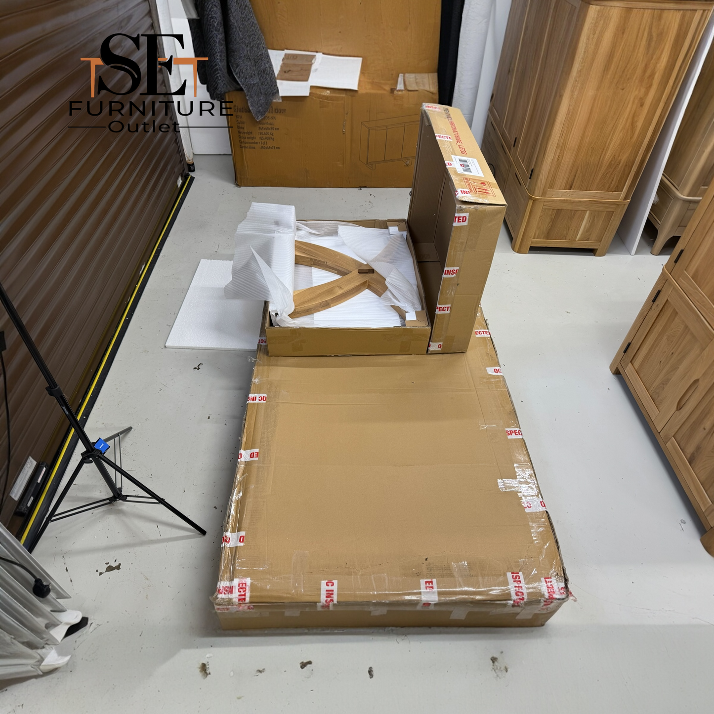 Natural Solid Oak Extending Dining Table, 10 to 12 Seater Hercules Range From Oak Furnitureland RRP £1099