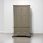 Oak Furnitureland Oak & Grey Painted Kitchen Larder St Ives Range RRP £1449