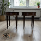 Bentleys Solid Walnut Lamp Tables With Drawer (Last Pair!)