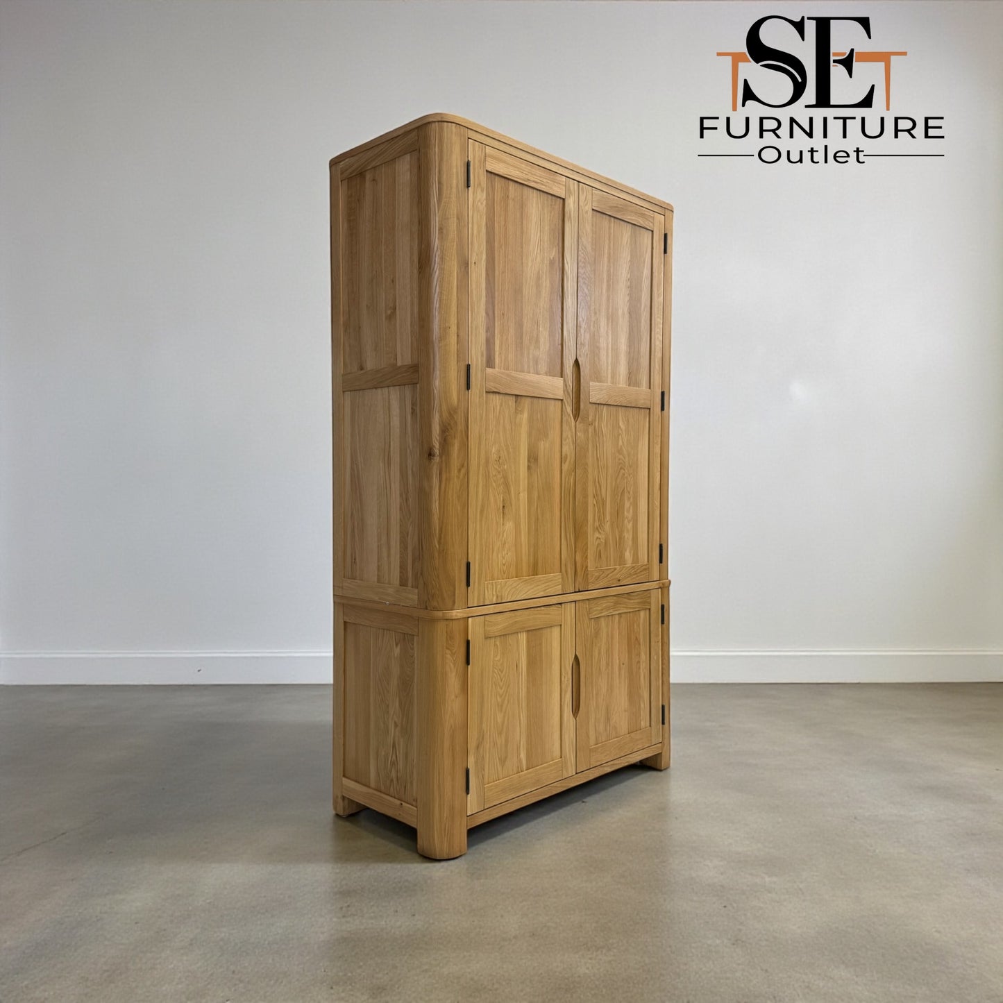 Natural Solid Oak Kitchen Larder Romsey Range From Oak Furnitureland RRP £1399