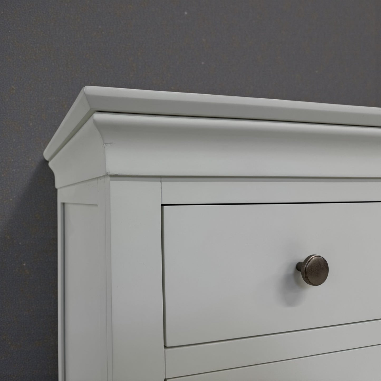 Solid Wood Frame & Warm White Painted 10 Drawer Chest of Drawers, From Cotswold Company RRP £1099