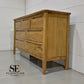 Natural Solid Oak 7 Drawer Chest, Copenhagen Range From Oak Furnitureland RRP £679