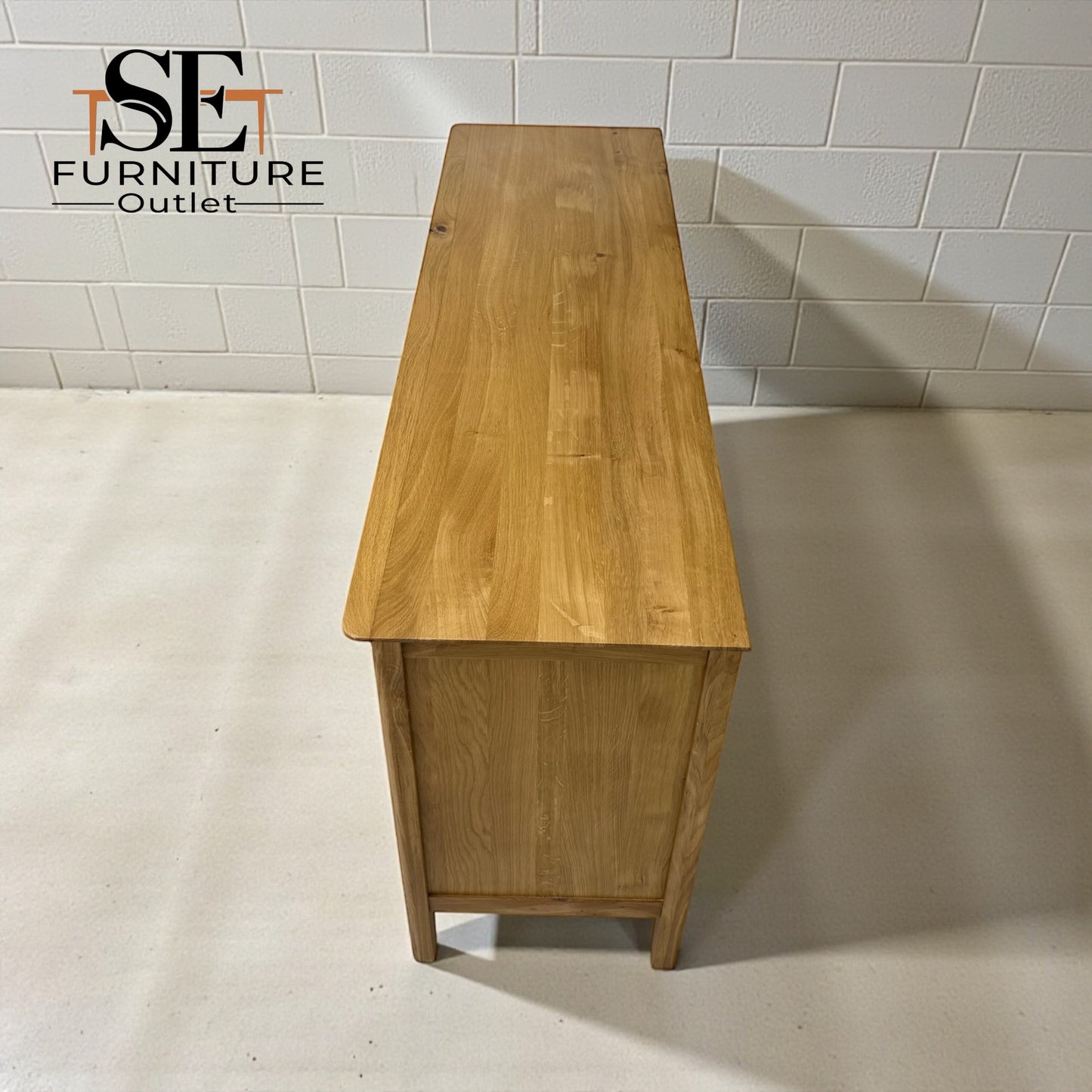 Natural Solid Oak 7 Drawer Chest, Copenhagen Range From Oak Furnitureland RRP £679