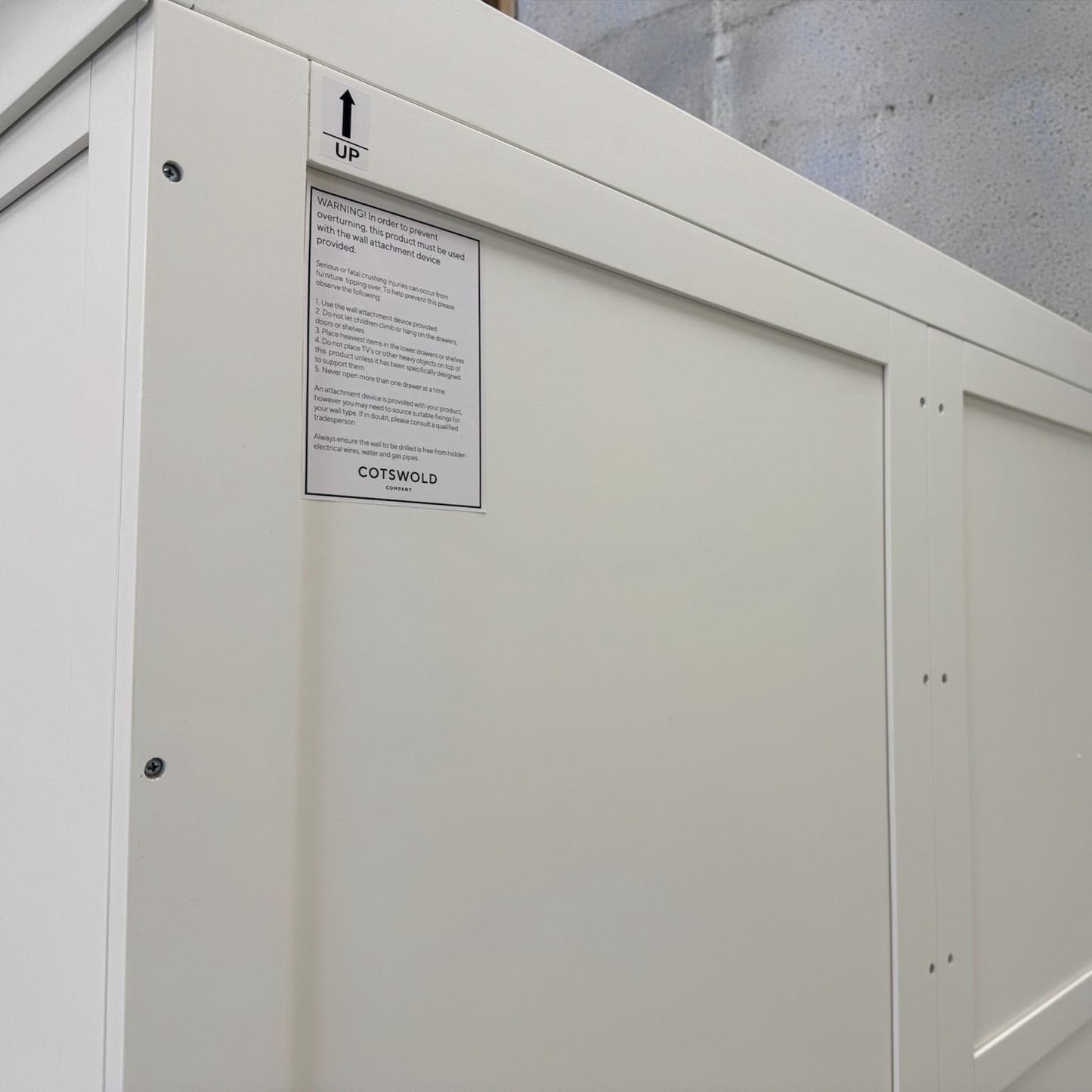 Solid Wood Frames & Warm White Painted Chantilly Grand Triple Wardrobe RRP £1899