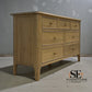 Light Natural Solid Oak 7 Drawer Chest, Newton Range From Oak Furnitureland RRP £679