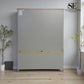 Solid Oak Top & Solid Wood Frames Triple Larder, Chester Dove Grey RRP £1999
