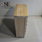 Solid Oak Frame Tall 5 Drawer Chest, Camille Limewash Range RRP £899