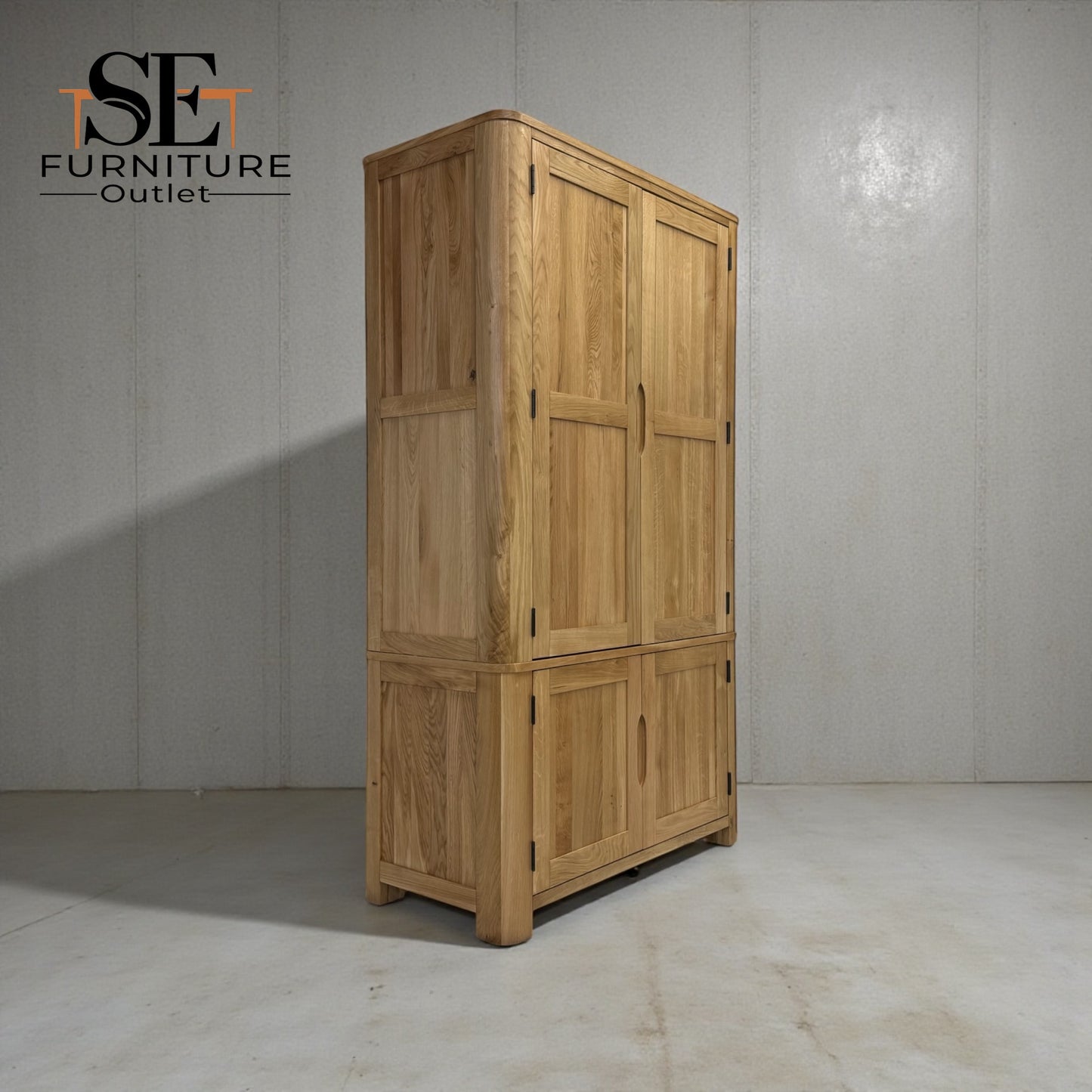 Natural Solid Oak Kitchen Larder Romsey Range From Oak Furnitureland RRP £1399