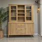 Light Natural Solid Oak Large Dresser, Newton Range From Oak Furnitureland RRP £1529
