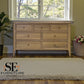 Light Natural Solid Oak 7 Drawer Chest, Newton Range From Oak Furnitureland RRP £719