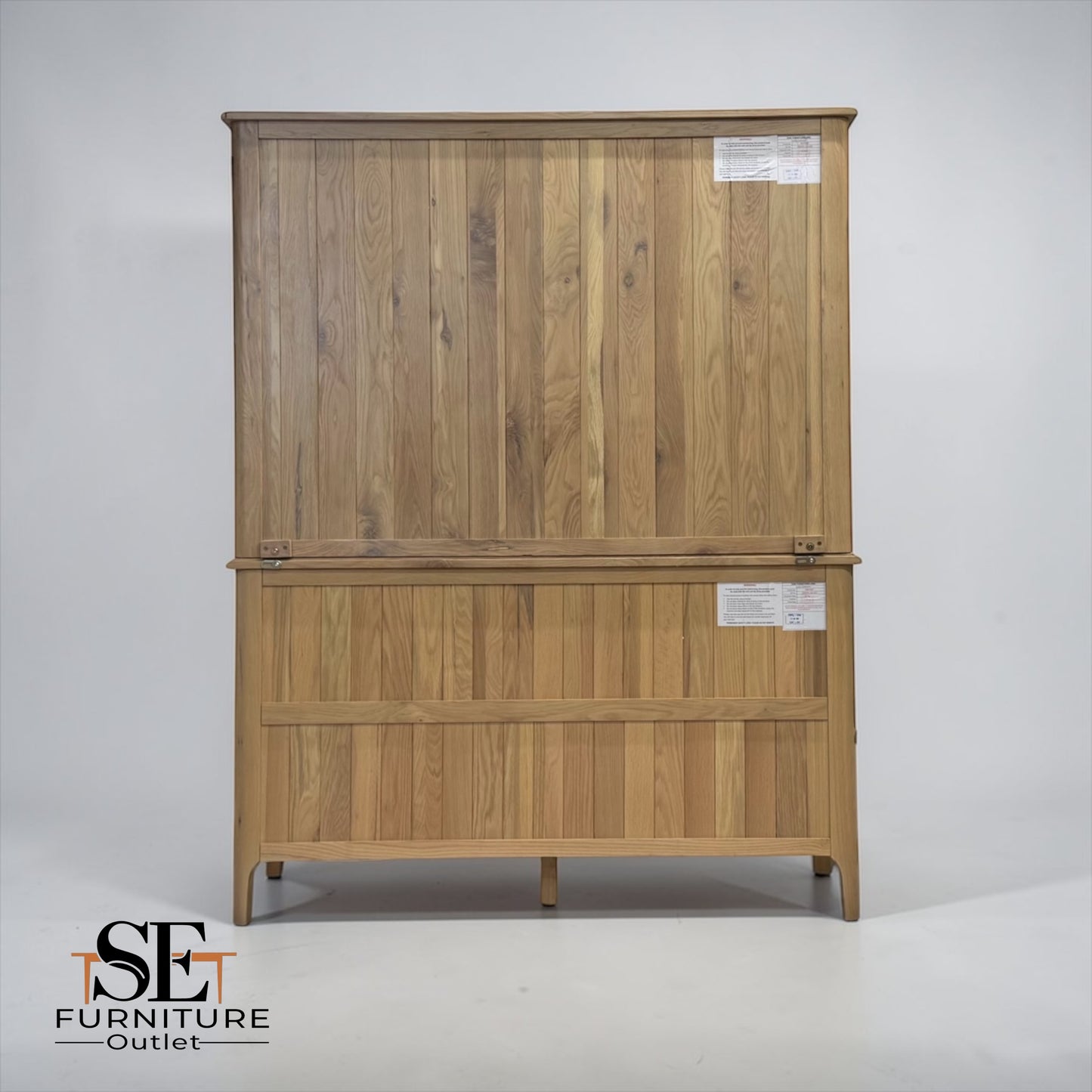 Light Natural Solid Oak Large Dresser, Newton Range From Oak Furnitureland RRP £1529