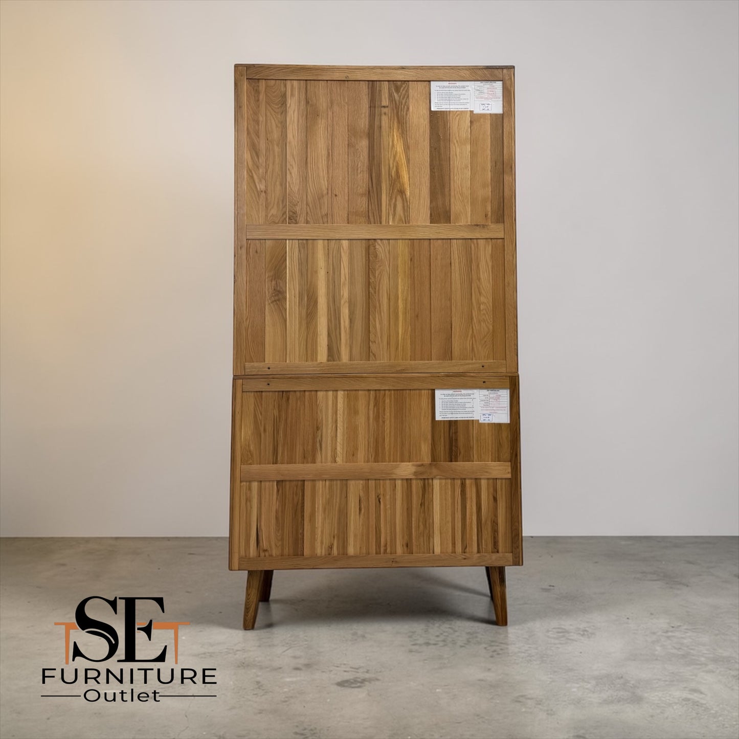 Brushed & Glazed Solid Oak Dresser Parquet Range from Oak Furnitureland RRP £1149