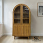 Natural Solid Oak Display Cabinet Belgrave Range From Oak Furnitureland RRP £1099