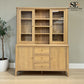 Light Natural Solid Oak Large Dresser, Newton Range From Oak Furnitureland RRP £1529