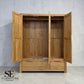 Natural Solid Oak Triple Wardrobe Romsey Range From Oak Furnitureland RRP £1599