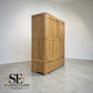 Natural Solid Oak Triple Wardrobe Romsey Range From Oak Furnitureland RRP £1599