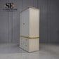 Natural Solid Oak & Painted Double Larder, Henley Range From Oak Furnitureland RRP £1679