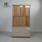 Natural Solid Oak & Painted Double Larder, Henley Range From Oak Furnitureland RRP £1679