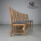 Set of 6 Natural Oak Dining Chairs, Cross Back Range From Oak Furnitureland RRP £200 Each