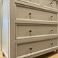 Natural Solid Oak & Painted 5 Drawer Chest, From Oak Furniture Superstore