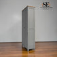 Oak Top & Solid Wood Frames 2 Door Hallway Cupboard, Chester Dove Grey Range RRP £999