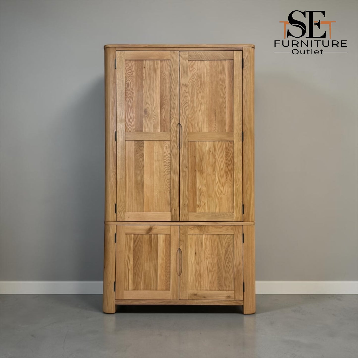 Natural Solid Oak Kitchen Larder Romsey Range From Oak Furnitureland RRP £1399