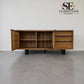 Natural Solid Oak & Metal Legs Extra Large Sideboard from Maine Range by Oak Furnitureland, RRP £799