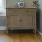 Solid Oak Frame Limewashed Finish Small Sideboard, Camille Limewash Range RRP £750