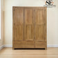 Natural Solid Oak Triple Wardrobe Romsey Range From Oak Furnitureland RRP £1599
