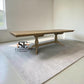 Solid Oak & Quality Oak Veneer 6-10 Seater Extending Dining Table with Limewashed Finish, Camille Range RRP £1500