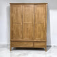 Natural Solid Oak Triple Wardrobe Copenhagen Range From Oak Furnitureland RRP £1499