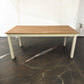 Solid Oak Top & Cream Painted 6 Seater Dining Table, Portobello Range From Cotswold Company