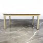 Solid Oak Top & Cream Painted 6 Seater Dining Table, Portobello Range From Cotswold Company