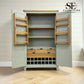 Oak & Sage Green Painted Double Larder Sussex Sage Green Range RRP £1269