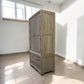 Grey Washed Solid Oak Kitchen Larder, Willow Range From Oak Furnitureland  RRP £1449