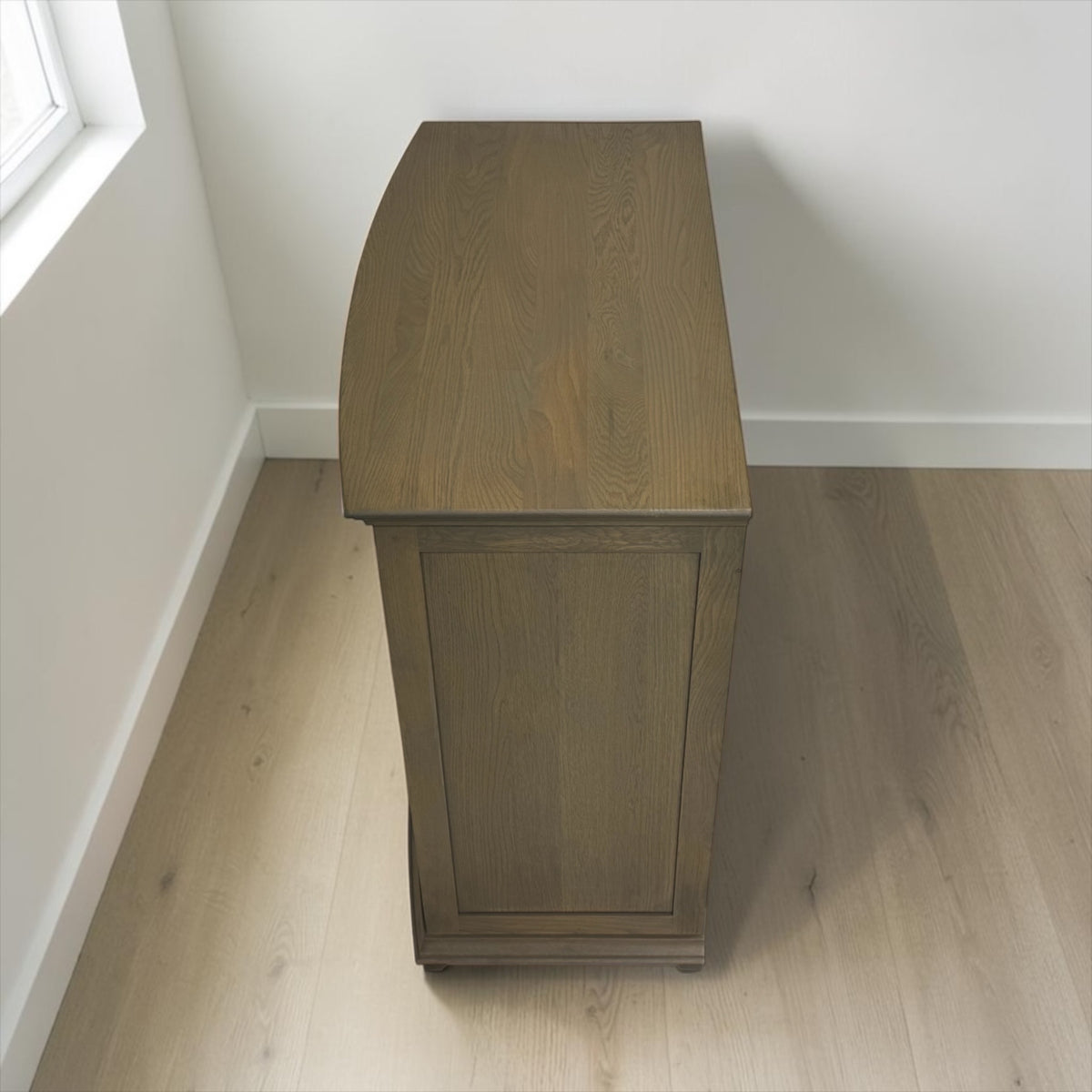 Solid Oak & Oak Veneer 5 Drawer Chest, Winchcombe Smoked Oak Range RRP £899