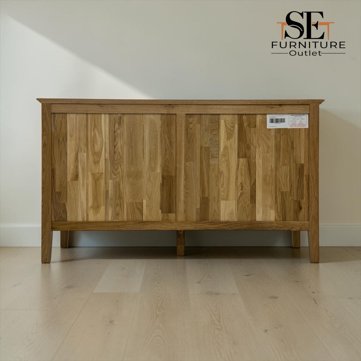 Natural Solid Oak 7 Drawer Chest, Copenhagen Range From Oak Furnitureland
