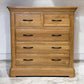 Natural Solid Oak 5 Drawer Chest, Canterbury Range From Oak Furnitureland RRP £599