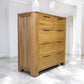 Natural Solid Oak 5 Drawer Chest of Drawers, Romsey Range From Oak Furnitureland RRP £599