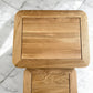 Solid Oak Nest of Tables Romsey Range From Oak Furnitureland RRP £249