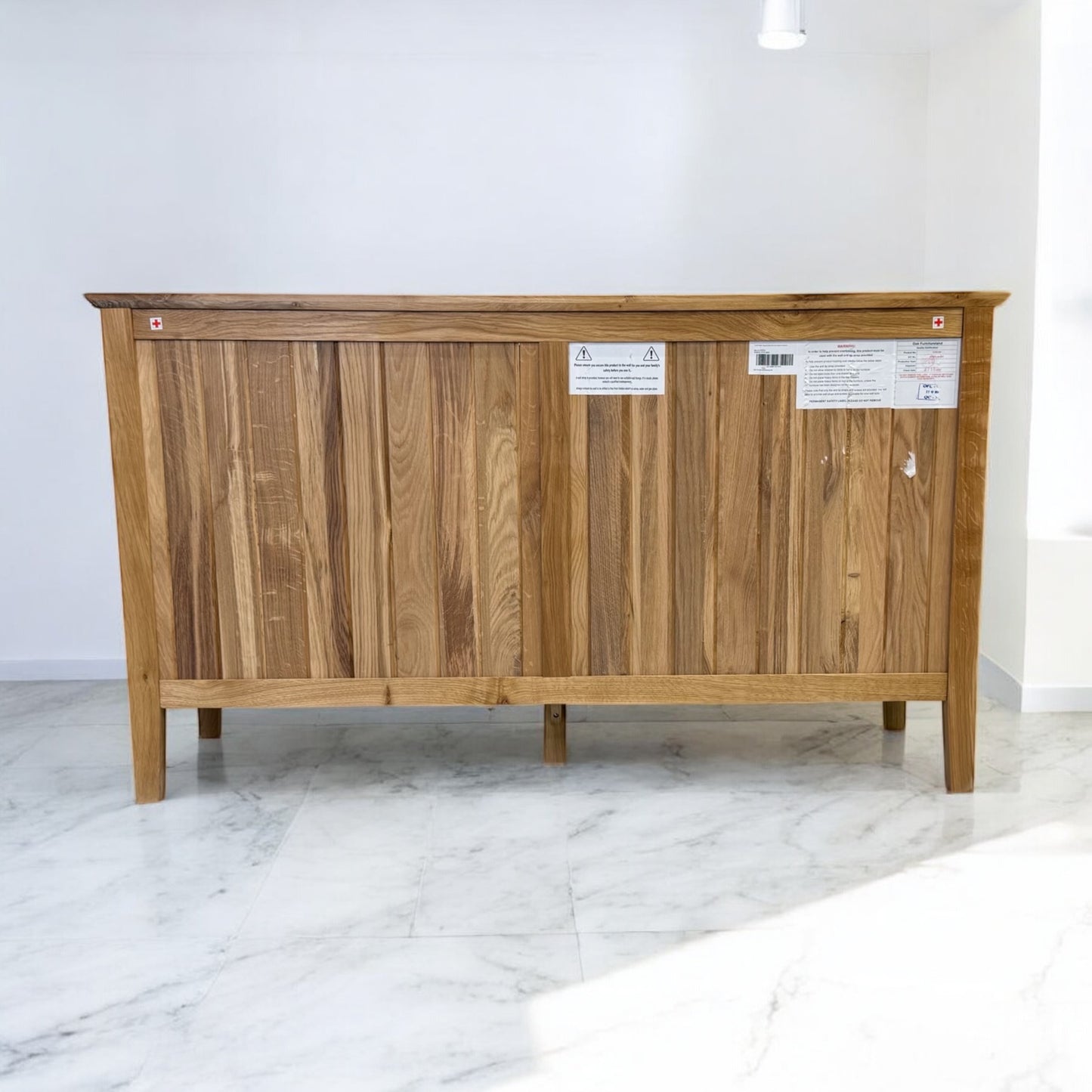 Natural Solid Oak 7 Drawer Chest, Copenhagen Range From Oak Furnitureland RRP £679