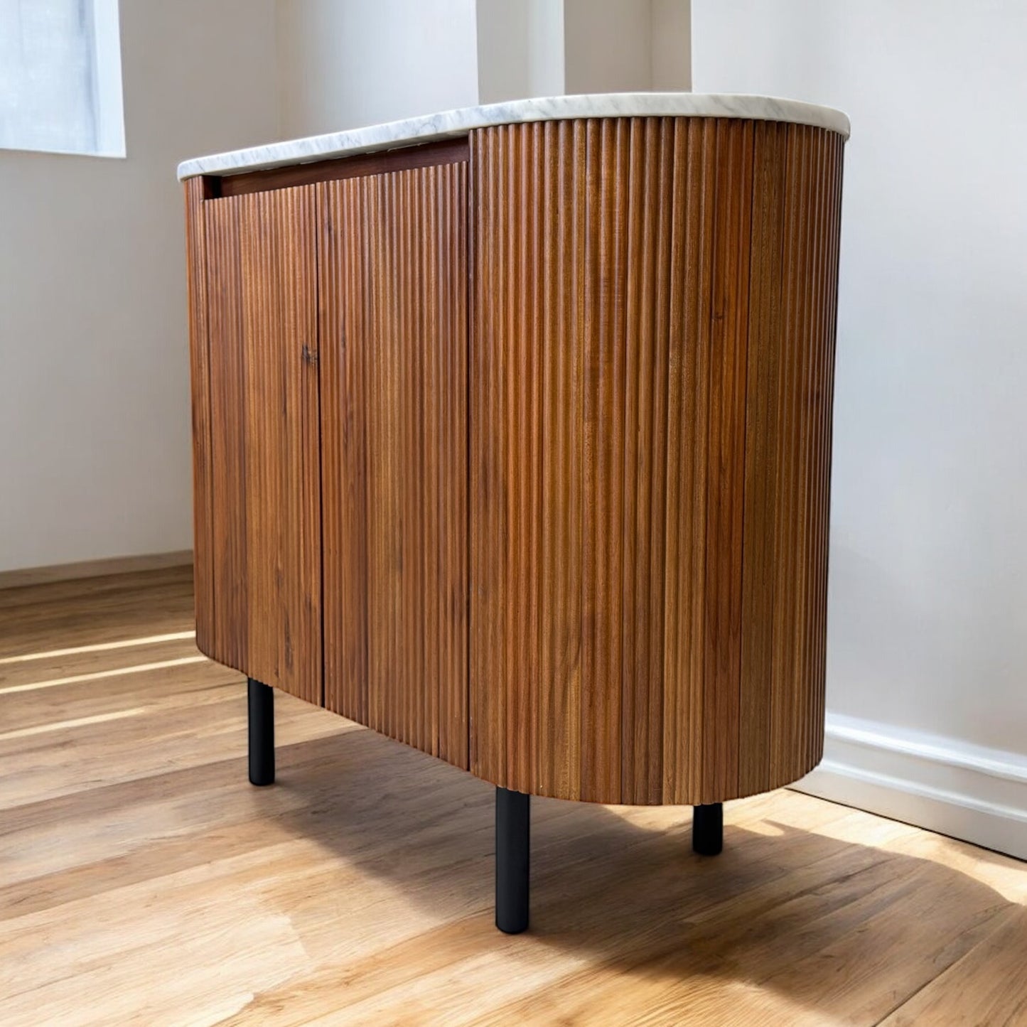 Large painted chest of drawers for bedroom organization
